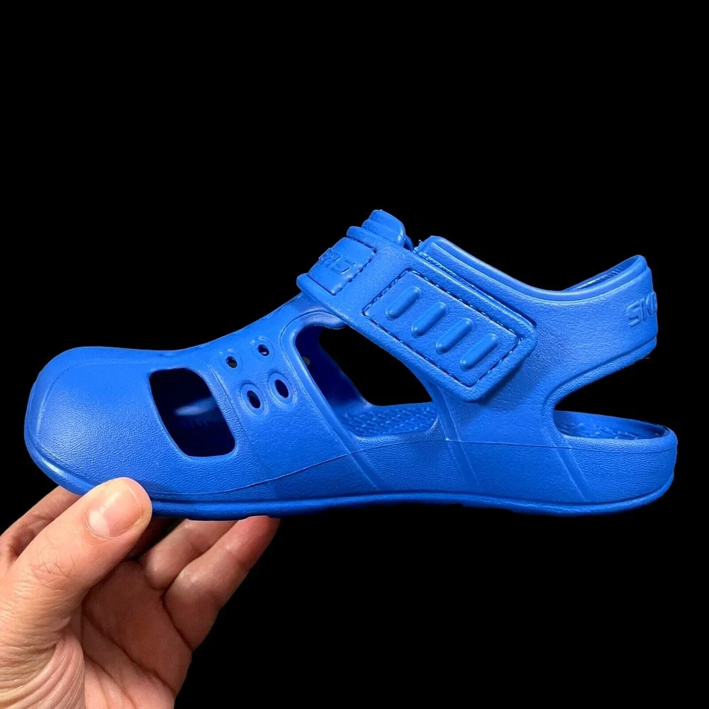Skechers Little Boys Foamies Fisherman Sandals Size 13‎ Royal Blue Closed Toe
